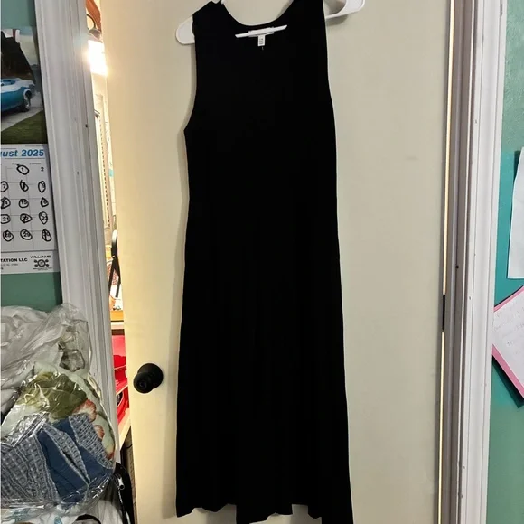 Elegant Black Sleeveless Dress NWT Edited By Remi Bader Pleated - Picture 7 of 8